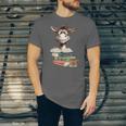 Donkey Reading Book Read Books Be Kind Stay Weird Librarian Unisex Jersey T-Shirt