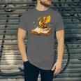Dragon Fantasy Book Lover Bookish Reader Bookworm Wildflower Unisex Jersey T-Shirt Dragon Fantasy Book Lover Bookish Reader Bookworm Wildflower Unisex Jersey T-Shirt