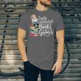 Easily Distracted By Books And Gnomes Unisex Jersey T-Shirt