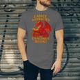 Easily Distracted By Dragons And Books Reading Unisex Jersey T-Shirt