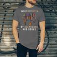 Easily Distracted By Elephants And Books Elephant Unisex Jersey T-Shirt Easily Distracted By Elephants And Books Elephant Unisex Jersey T-Shirt