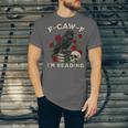 F-CAW-F I'm Reading Crow Book Lover Introvert Meme Unisex Jersey T-Shirt