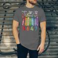 Floral Foxglove Daisy Tulip 8647 Books Lover Blooming Flower Unisex Jersey T-Shirt