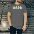 Ghost Book Reading Halloween Books Lover Teacher Kids Unisex Jersey T-Shirt