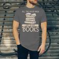 All The Good Men Are In My Books Romance Novel Unisex Jersey T-Shirt All The Good Men Are In My Books Romance Novel Unisex Jersey T-Shirt