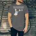Goose Reading 67 Six Seven Meme Teacher Book Lover Unisex Jersey T-Shirt