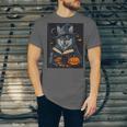 Halloween Girls Boys Cute Wolf Book Pumpkin Kids Halloween Unisex Jersey T-Shirt