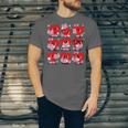 Heart Reading Books Valentine Teacher Boys Girls Book Lover Unisex Jersey T-Shirt