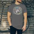 Hedgehog Reading Book Lake Scenery Reading Unisex Jersey T-Shirt