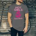 Hot Girls Read Books Cute Book Reader Women Unisex Jersey T-Shirt