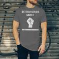 Introverts Unite Separately In Your Own Homes Sarcasm Unisex Jersey T-Shirt