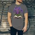 Irises Flowers Book Iris Floral Unisex Jersey T-Shirt