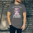 Just a Girl Who Loves Unicorns & Books Bookish Unicorn Love Unisex Jersey T-Shirt