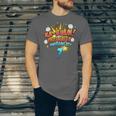 Kids Ka-Blam 7 Year Old Boys 7th Birthday Comic Book Super Hero Unisex Jersey T-Shirt Kids Ka-Blam 7 Year Old Boys 7th Birthday Comic Book Super Hero Unisex Jersey T-Shirt