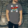 Kids Ka-Pow 2 Years Old Kids 2nd Birthday Comic Book Super Hero Unisex Jersey T-Shirt