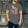 Leopard Gecko Book Lover Reading Unisex Jersey T-Shirt