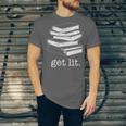 Let's Get Lit Books Unisex Jersey T-Shirt
