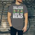 This Little Leprechaun Likes To Read St Patrick's Day Book Unisex Jersey T-Shirt