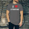 I Love Literature Heart Books Writing Reading Read Write Unisex Jersey T-Shirt I Love Literature Heart Books Writing Reading Read Write Unisex Jersey T-Shirt