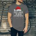 Matching Christmas PJS Most Likely To Read A Book Unisex Jersey T-Shirt