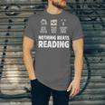 Nothing Beats Reading Librarian Book Bookworm Unisex Jersey T-Shirt Nothing Beats Reading Librarian Book Bookworm Unisex Jersey T-Shirt
