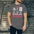 Nothing Beats Reading Rock Paper Scissors Book Lover Library Unisex Jersey T-Shirt Nothing Beats Reading Rock Paper Scissors Book Lover Library Unisex Jersey T-Shirt