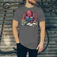 Octopus Reading Book Coffee Lover Bookaholic Bookworm Reader Unisex Jersey T-Shirt