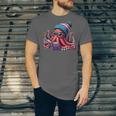 Octopus Reading Book Kraken Book Lover Unisex Jersey T-Shirt