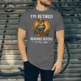 Owl I'm Retired Reading Books Is My Job Unisex Jersey T-Shirt