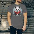 Panda With Book For Reading Enthusiasts Unisex Jersey T-Shirt