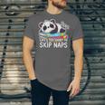 Panda Napping On Books Life’s Too Short To Skip Naps Unisex Jersey T-Shirt