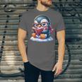 Penguin Reading a Book Animal Unisex Jersey T-Shirt Penguin Reading a Book Animal Unisex Jersey T-Shirt