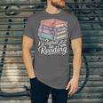 Rather Be Reading Book Lover Stack Unisex Jersey T-Shirt Rather Be Reading Book Lover Stack Unisex Jersey T-Shirt