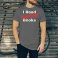I Read Banned Books Censored Red Stamp Reading Librarian Unisex Jersey T-Shirt I Read Banned Books Censored Red Stamp Reading Librarian Unisex Jersey T-Shirt