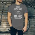 Read Banned Books PET DOGS FIGHT EVIL Read Books Reader Unisex Jersey T-Shirt
