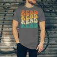 Read Read Read Read Book Lover Reading Bookworm Reader Unisex Jersey T-Shirt