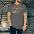 Read Books Lift Weights Fight Fascists Reading Unisex Jersey T-Shirt Read Books Lift Weights Fight Fascists Reading Unisex Jersey T-Shirt