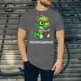 Readasaurus Reading Dinosaur Book Reader Bookworm Unisex Jersey T-Shirt