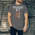 Reading Book Teacher 67 Six Seven Meme Unisex Jersey T-Shirt