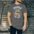 Reading Books Are My Therapy Unisex Jersey T-Shirt