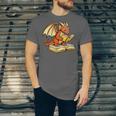 Reading Dragon Book Lover Bookworm Reader Unisex Jersey T-Shirt
