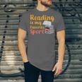 Reading Is My Favorite Sport Book Lovers Unisex Jersey T-Shirt