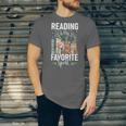 Reading Is My Favorite Sport Bookworm Unisex Jersey T-Shirt