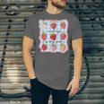 Reading Is My Jam Preppy Stawberry Bookworm Book Lover Nerd Unisex Jersey T-Shirt