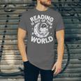 Reading Is Out Of This World Space Books Lover Unisex Jersey T-Shirt