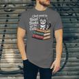 Retro I Just Want To Read Books And Pet Cats Cat For Men Women Kids Unisex Jersey T-Shirt