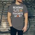 Retro Reading Is My Favorite Sport Football World Book Day Unisex Jersey T-Shirt Retro Reading Is My Favorite Sport Football World Book Day Unisex Jersey T-Shirt