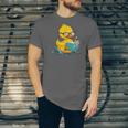Rubber Duck Reading Book Reader Books Rubber Duckie Unisex Jersey T-Shirt