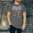 Run Like Your Book Boyfriend Is Waiting Runner Reader Unisex Jersey T-Shirt