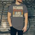 School Librarians Are Essential Library Book Lover Librarian Unisex Jersey T-Shirt School Librarians Are Essential Library Book Lover Librarian Unisex Jersey T-Shirt